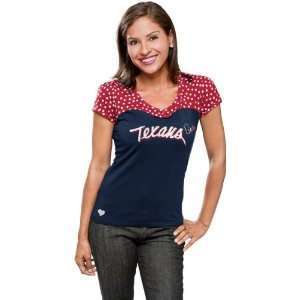  Houston Texans Womens Sweetheart T Shirt: Sports 