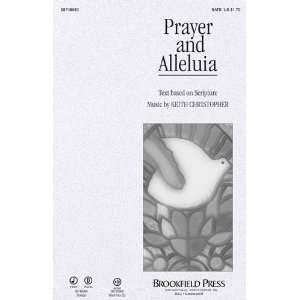    Prayer and Alleluia   SATB Choral Sheet Music Musical Instruments
