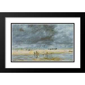  Louis Eugene Boudin Framed and Double Matted Art 33x41 