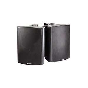  2 Way Active Wall Mount Speakers (Pair)   20W   Black 