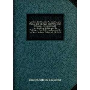   La Terre, Volume 3 (French Edition) Nicolas Antoine Boulanger Books