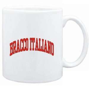  Mug White  Bracco Italiano ATHLETIC APPLIQUE / EMBROIDERY 