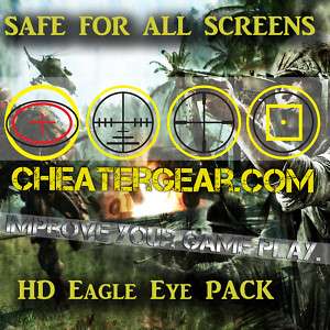 Xbox 360 Elite Aim assist HD Screen Target PS3 TV SAFE  