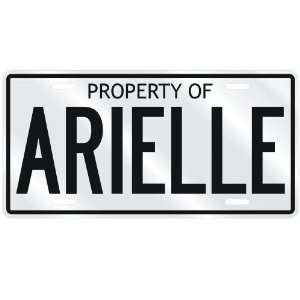 NEW  PROPERTY OF ARIELLE  LICENSE PLATE SIGN NAME:  Home 