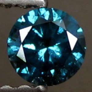 19 Ct NICE NATURAL BLUE DIAMOND GEM ROUND VDO  