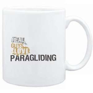  : Mug White  Real guys love Paragliding  Sports: Sports & Outdoors
