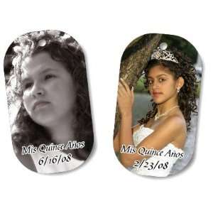  Photo Dog Tag Personalized Quinceanera Favors Health 