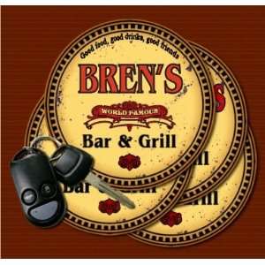  BRENS Family Name Bar & Grill Coasters: Kitchen & Dining