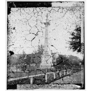  Civil War Reprint Savannah, Georgia. Pulaski monument 