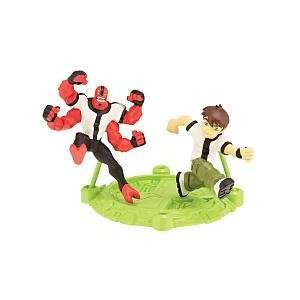  Ben 10 Mini PVC 2.5 Inch Figure 2Pack Four Arms Young Ben 