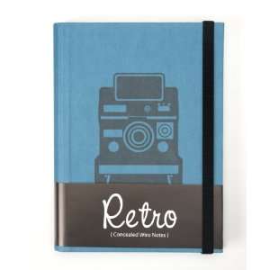  Grandluxe Retro Concealed Wiro A5 Notebook, 120 Sheets, 5 