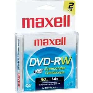  8cm Rewritable DVD RW For DVD Camcorders   2 Pack T39919 