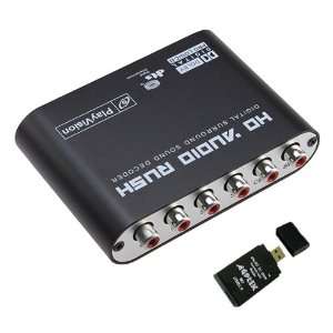  SPDIF coaxial to 5.1/2.1 Channel AC3/DTS Audio Decoder 