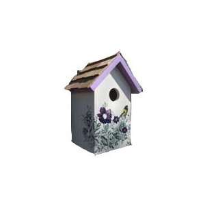  Home Bazaar Inc Printed Standard Birdhouse Anemone Patio 
