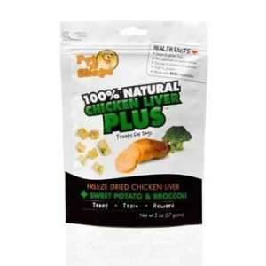   Liver Plus Sweet Potato & Broccoli Dog Treats 2 oz Bag: Pet Supplies