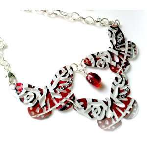 Soda Can Necklace   Butterfly Dr Pepper Grocery & Gourmet Food
