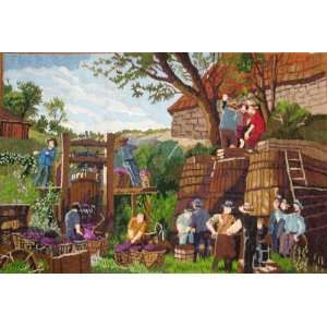  Tapestry   Contemporary Handwoven    Winemakers    48x 72 