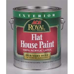  ACE ROYAL SHIELD EXTERIOR FLAT LATEX HOUSE PAINT