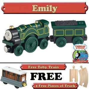   Train Set   Free 2 Pieces of Track & Free Toby Train: Toys & Games