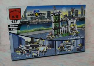 EN127 Enlighten Building Block Toy Police Series   Cash Truck  