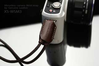 Gariz New Brown Wrist strap XS WSM3 for m4/3 NEX DC camera  