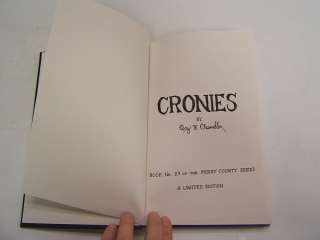 Roy Chandler Book Cronies Signed 1993 Perry County  