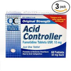 Quality Choice Original Strength Acid Controller Famotidine Usp 10mg 