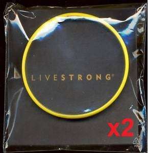 ADULT Livestrong Wrist Band Lance Armstrong  
