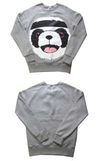 NEW Big Face Panda Sweatshirt Crew Neck 2NE1 KPOP 2 Colors!  