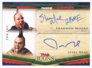 SHANNON MOORE NEAL INK INC BME AUTOGRAPH /25 TNA ICONS  