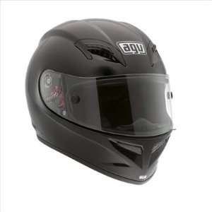AGV Grid Solid Gloss Black Full face Motorcycle Helmet Size Medium New