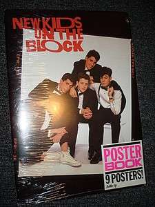 New Kids on the Block 9 Poster Book Concert BRAND NEW   nkotb 1989 Big 