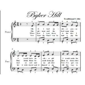    Byker Hill Easy Piano Sheet Music: Traditional Celtic: Books