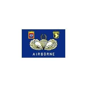  Airborne Military Flag, 3 x 5, Endura Poly Sports 