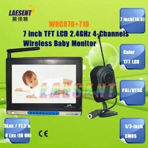  7 inch LCD wireless 2.4GHz Baby monitor: Baby