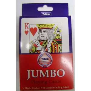  Jumbo Playing Cards [Kitchen & Home]