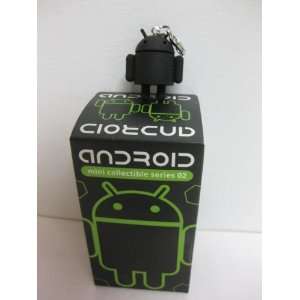   HTC Google Android Mini Black Robot Mascot Keychain 