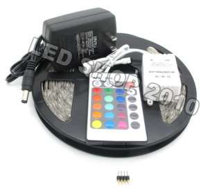 2X 5M 300x 5050 SMD RGB LED Strip + Controller +Supply  