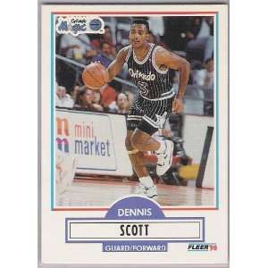  1990 91 Fleer Update #U68 Dennis Scott