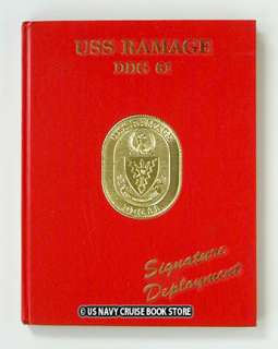 USS RAMAGE DDG 61   MAIDEN VOYAGE CRUISE BOOK 1996 1997  