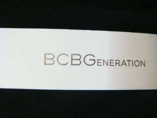 NWT BCBG Generation Cut Out Shoulder Black Knit Dress  