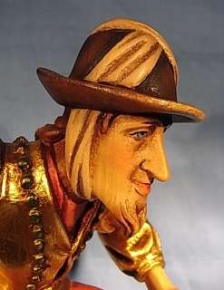 MOORISH MORRIS DANCER STATUE OBERAMMERGAU GERMAN HO5  