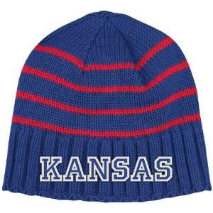  Kansas Jayhawks adidas Originals Vault Cuffless Knit Hat 