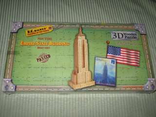 3D WOODEN PUZZLE   EMPIRE STATE BUILDING   BRAND NEW   