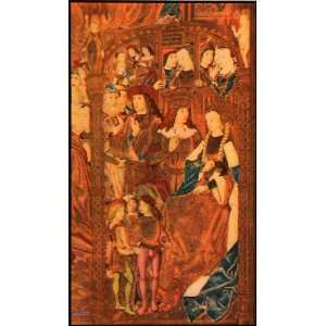 1932 Print Raphael Mazarin Tapestry Joseph Widener Art Cardinal God 
