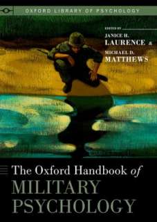   The Oxford Handbook of Military Psychology by Janice 