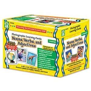   Adjectives Photographic Learning Cards CARD,WORD LEARNING,K 12 (Pack