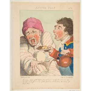  Oil Reproduction   Thomas Rowlandson   24 x 30 inches   Acute Pain 