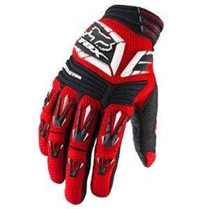  Fox Racing Pawtector Gloves   Small/Bright Red Automotive