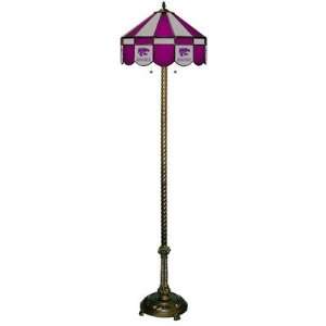   Kansas State Wildcats 16 Stained Glass Floor Lamp: Sports & Outdoors